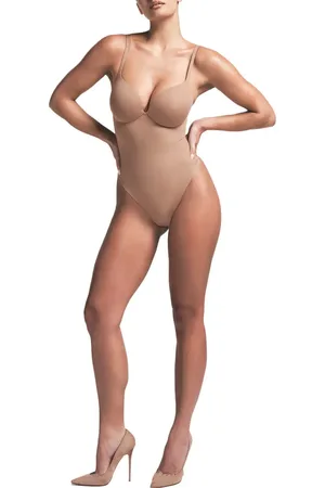 SKIMS Ultimate Body Push-Up Thong Bodysuit in at Nordstrom, Size 3X