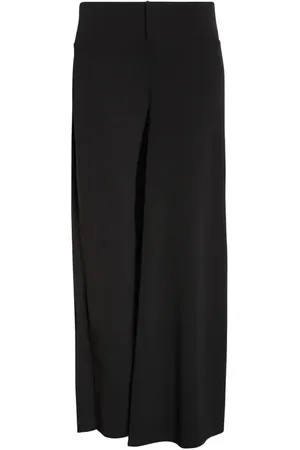 Courrèges Infinity Crepe Wide Leg Pants in at Nordstrom, Size 8 Us