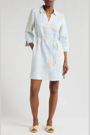 Tommy Bahama Two Palms Paradiso Linen Shirtdress in at Nordstrom, Size Medium