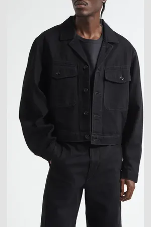 LEMAIRE Heavy Denim Trucker Jacket in at Nordstrom, Size 40 Us