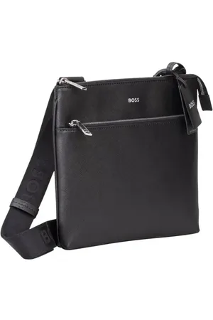 HUGO BOSS Large Zair Bonded Leather Messenger Bag in at Nordstrom
