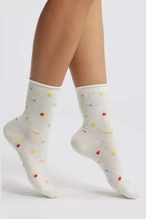 Casa Clara Alana Cotton Blend Crew Socks in at Nordstrom