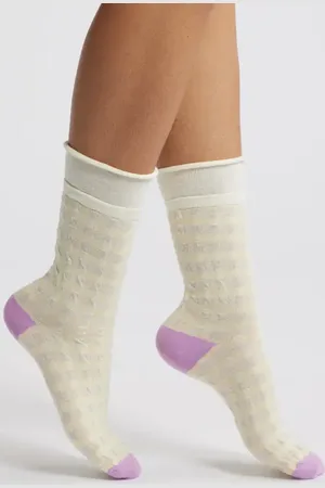 Casa Clara Maya Cotton Blend Crew Socks in at Nordstrom