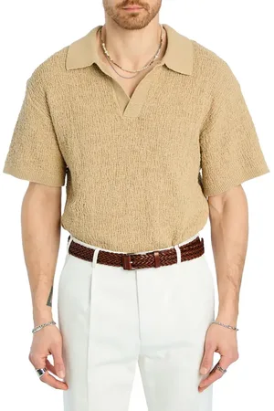 SER.O.YA Alexander Knit Polo Shirt in at Nordstrom, Size Small S