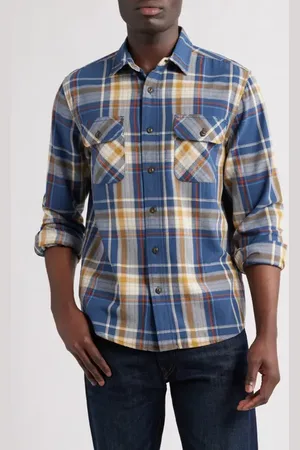 Pendleton Beach Shack Plaid Button-Up Shirt in at Nordstrom, Size X-Large