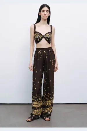Nocturne Accessory Detailed Crop Top in at Nordstrom, Size X-Small