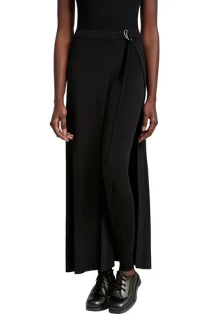 Marcella Waverly Tie Belt Jersey Skirted Pants in at Nordstrom, Size Medium