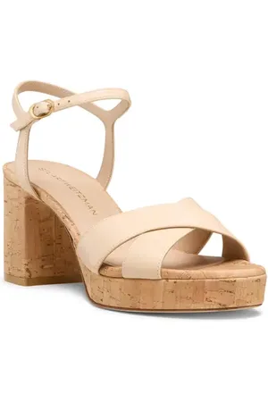 Stuart Weitzman Dayna Ankle Strap Platform Sandal in at Nordstrom, Size 5.5