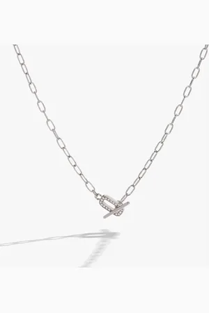 Alex And Ani Pave Toggle Necklace in at Nordstrom