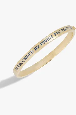 Alex And Ani Divine Protection Hinge Cuff Bracelet in at Nordstrom