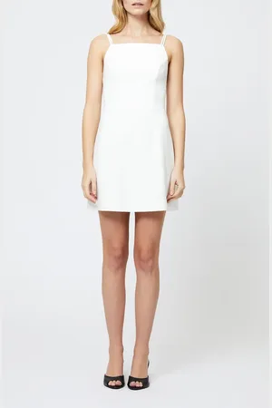 French Connection Whisper Square Neck Minidress in at Nordstrom, Size 4