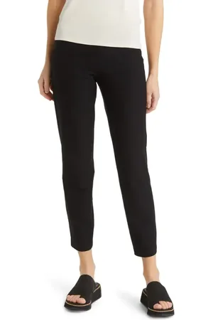 Eileen Fisher Stretch Crepe Slim Ankle Pants in at Nordstrom, Size X-Small