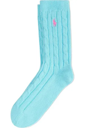 Ralph Lauren Seasonless Cable Crew Socks in at Nordstrom, Size 9