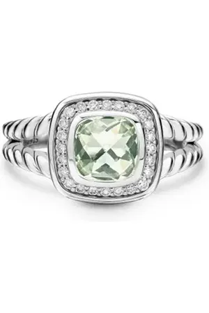 David Yurman Petite Albion?? Diamond Halo Cushion Ring in at Nordstrom, Size 4