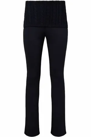 WeWoreWhat Cable Knit Roll Over Pant in at Nordstrom, Size Small