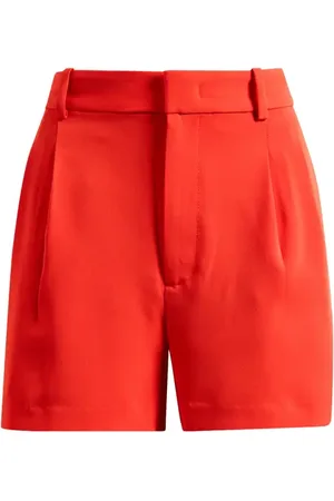 Madewell Easy Pleated Crepe Trouser Shorts in at Nordstrom, Size 4