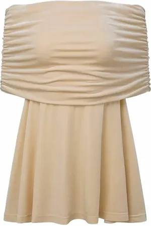 WeWoreWhat Off Shoulder Mini Dress in at Nordstrom, Size Large