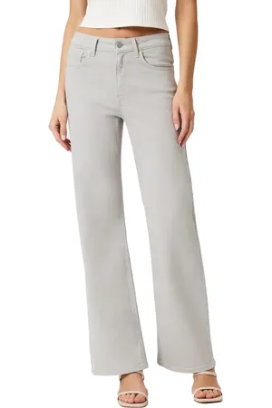 Mavi Alena High Waist Wide Leg Twill Pants in at Nordstrom, Size 24 X 30