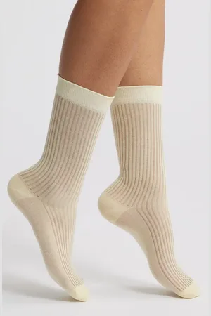 Casa Clara Prep Rib Crew Socks in at Nordstrom