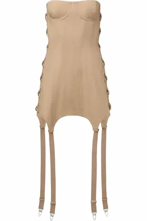 WeWoreWhat Corset Garter Mini Dress in at Nordstrom, Size 10
