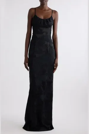 DRIES VAN NOTEN Dirios Floral Jacquard Satin Gown in at Nordstrom, Size 2 Us