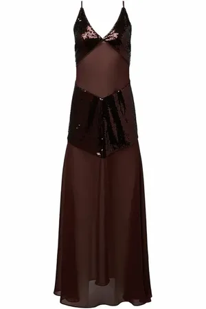 WeWoreWhat Sheer Panel Maxi Dress in at Nordstrom, Size 12
