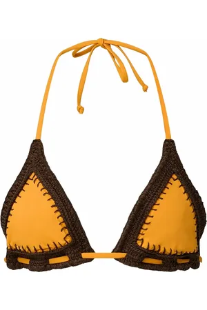 WeWoreWhat Crochet Combo Triangle Top in at Nordstrom, Size X-Large