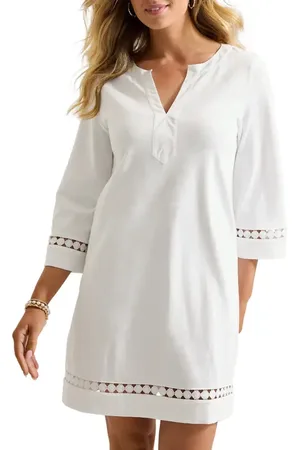 Tommy Bahama Sunset Harbor Long Sleeve Shift Dress in at Nordstrom, Size X-Large
