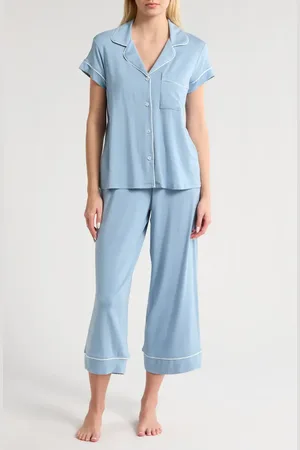 Eberjey Gisele Jersey Knit Crop Pajamas in at Nordstrom, Size X-Small