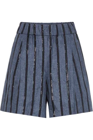 Brunello Cucinelli Dazzling Embroidery Baggy shorts in at Nordstrom, Size 42 It