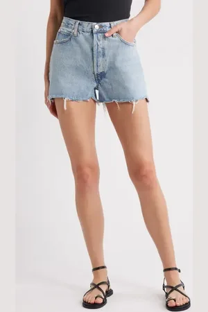 Frame The Dare High Waist Denim Cutoff Shorts in at Nordstrom, Size 31