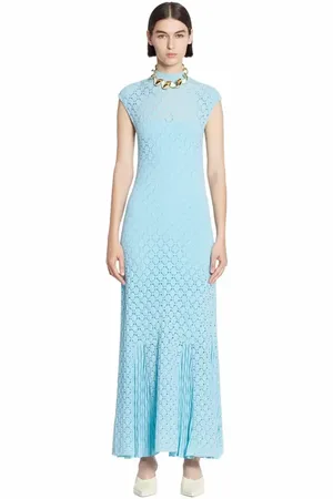 Lanvin LONG DRESS IN LACE EFFECT KNIT in at Nordstrom, Size X-Large Eu