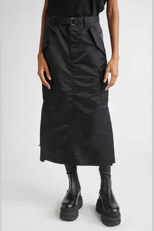 SACAI Nylon Twill Cargo Skirt in at Nordstrom, Size 2