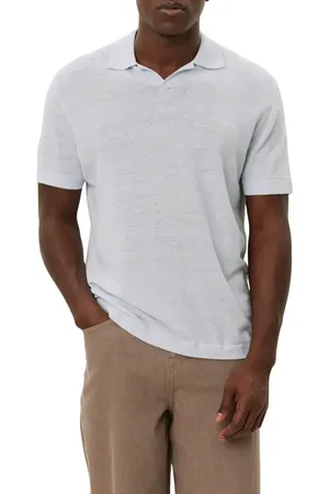 Les Deux Emmanuel Linen & Cotton Polo Sweater in at Nordstrom, Size Large