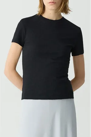 THEORY 2 Nebulous Organic Cotton Tiny Tee in at Nordstrom, Size Petite