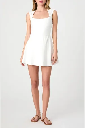 French Connection Lula Ponte Skater Dress in at Nordstrom, Size Small