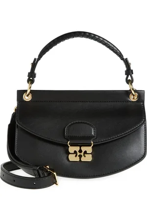Ganni Apo-G Leather Crossbody Bag in at Nordstrom