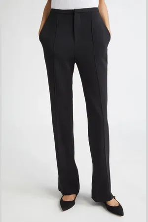 BITE Cora Slim Drapey Organic Wool Trousers in at Nordstrom, Size 6 Us