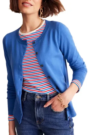 Boden Catriona Cotton Blend Cardigan in at Nordstrom, Size Small