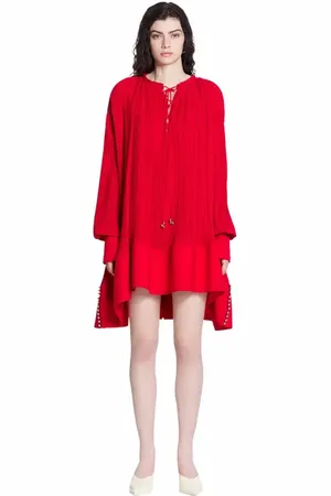 Lanvin FLARED PLEATED DRESS in at Nordstrom, Size 40 Eu