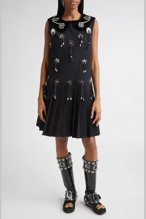 Chopova Lowena Scout Sleeveless Seersucker Dress in at Nordstrom, Size Medium