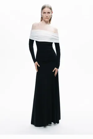 Nocturne Contrast Color Maxi Dress in at Nordstrom, Size Small