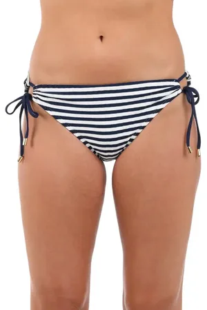 La Blanca Sail Adjustable Loop Hipster Bikini Bottoms in at Nordstrom, Size 10
