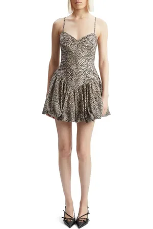 Bardot Lissett Leopard Print Minidress in at Nordstrom, Size 10