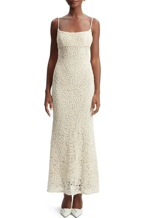 Bardot Adoni Fan Lace Slipdress in at Nordstrom, Size 12