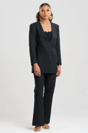 Natori CANVAS Blazer with Embroidery in at Nordstrom, Size 6
