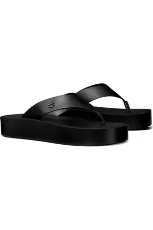 Tory Burch Platform Flip Flop in Black /Black at Nordstrom, Size 6