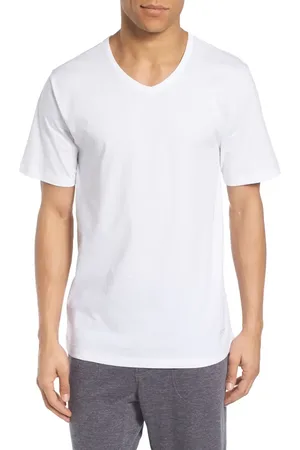HUGO BOSS V-Neck 3-Pack Cotton Undershirts in at Nordstrom, Size Medium
