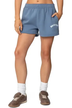Edikted Beyond Cotton Graphic Sweat Shorts in at Nordstrom, Size X-Small