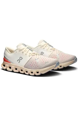 On Running Cloud X 4 Training Shoe in Ivory/Salm at Nordstrom, Size 6